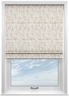 Fernshore, Hessian - Twist&Fit Roman Blind